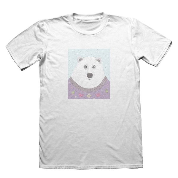 

2019 new arrival men's fashion funny tees men short polar bear cool shirts