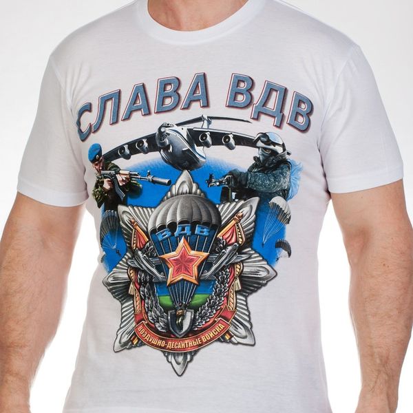 

glory to the airborne troops army military vdv russian russia 2020 man's designer brand new cotton print striped t shirt