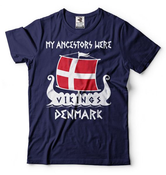 

vikings denmark heritage t-shirt viking ancestor vikings fan t-shirt cool gift