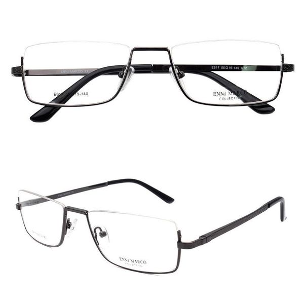 

vazrobe grey eyeglasses frames male semi rimless flat half rim glasses men for reading optical eyewear spectacles, Black