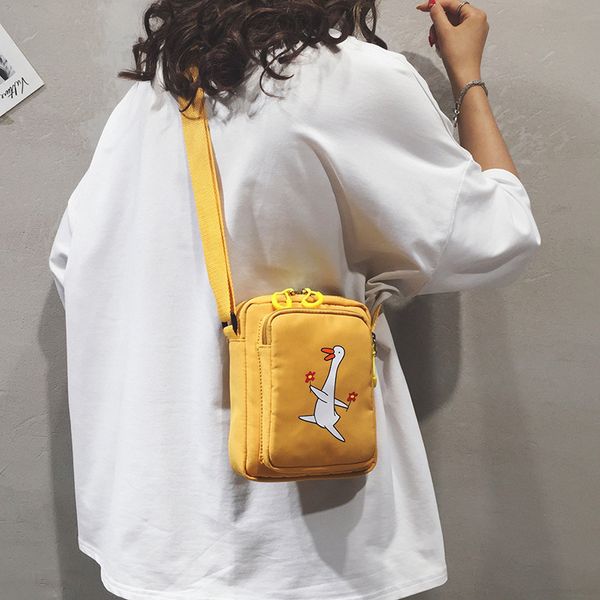 

japanese harajuku wind crossbody bag female ins trend chic judi small bag fashion one shoulder canvas small