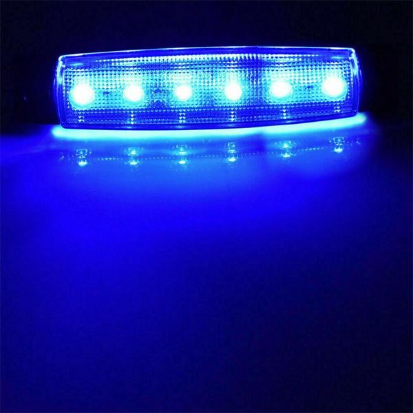 

6 leds courtesy light 12v-dc waterproof pc lens 10pcs marine cabin deck