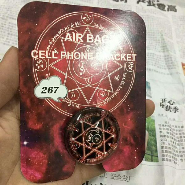 

cgjxs mobile phone sandbag bracket retractable cardboard packaging bracket female cute anti -fall nebula airbag bracket