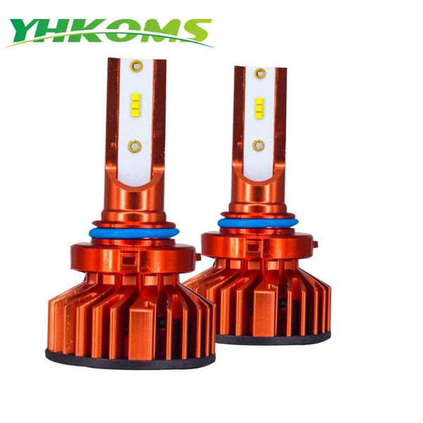 

yhkoms car headlight h4 hi/lo beam led h1 880 881 h7 h8 h9 h11 9005/3 9006/4 80w 12000lm 6000k auto headlamp fog light bulbs