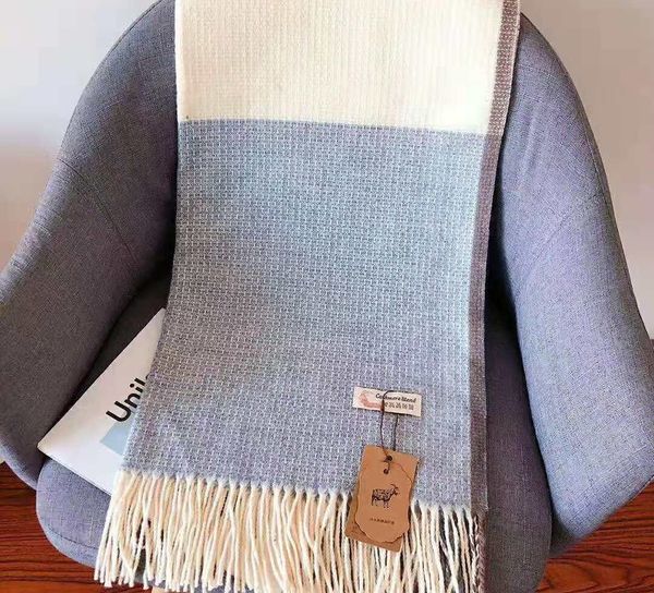 

winter new long scarf, this scarf is really very soft and warm, but also very atmospheric, is an indispensable fashion casual men and women0, Blue;gray