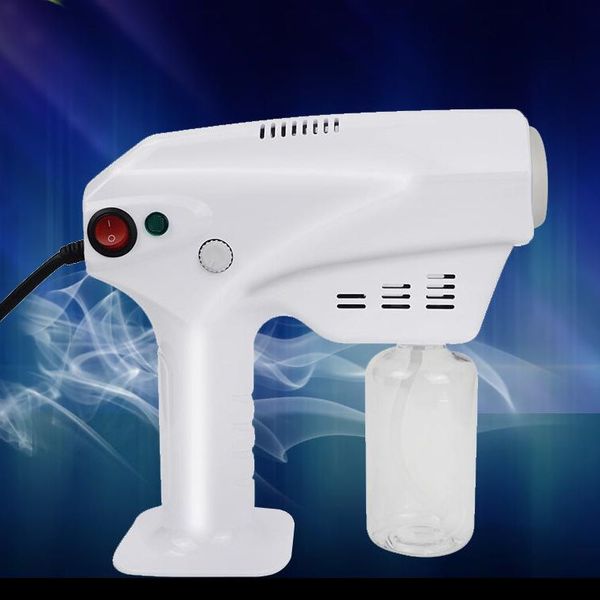 

handheld blue light nano steam gun atomization disinfection fog machine hair spray machine household cleaning spray tools