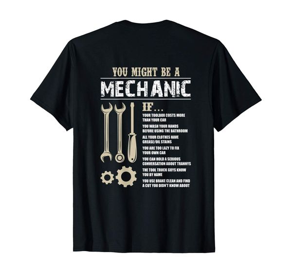 

mens вы можете быть mechanic если t-shirt