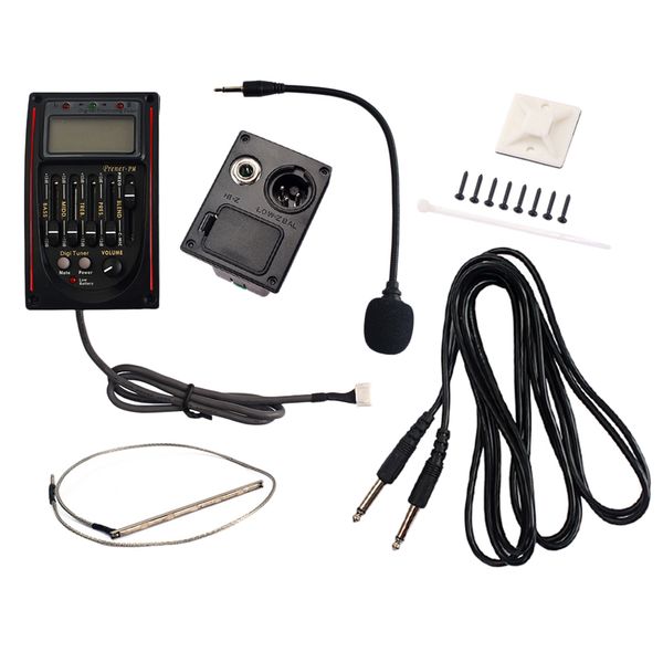 

lc-5 eq equalizer preamp pickup amplifier lcd set for acoustic/classical guitar replacement parts