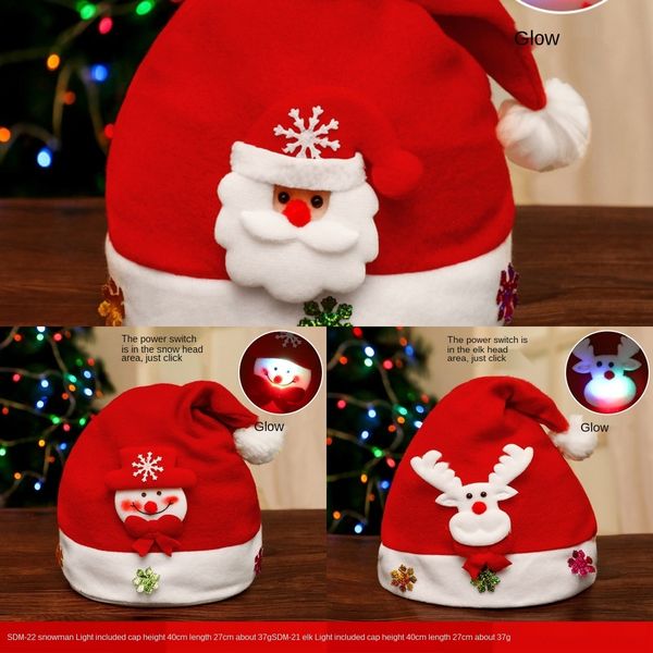 

снежинка шляпа elk санта-клаус медведь нетканой атмосфера партии реквизит одежды соответствие нетканой шапка рождество шляпу рождество hatha