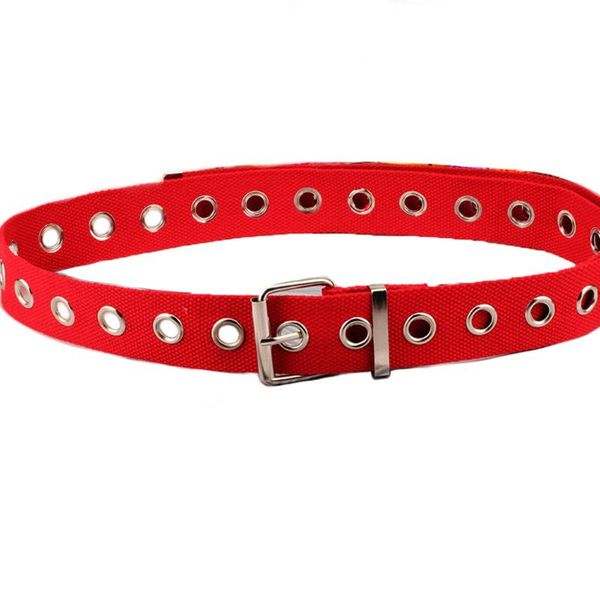 

унисекс студенты пояс металл длинный жан пряжка casual nylon кольцо out pin, Black;brown