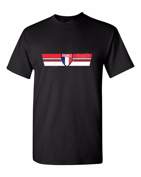 

2019 brand t shirt men fashion 100% cotton short sleeve summer mens ringer france footballer cool tee shirt