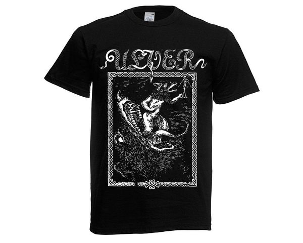 

ulver t-shirt black metal new tee 100% cotton humor men crewneck tee shirts custom made good quality t shirt tee