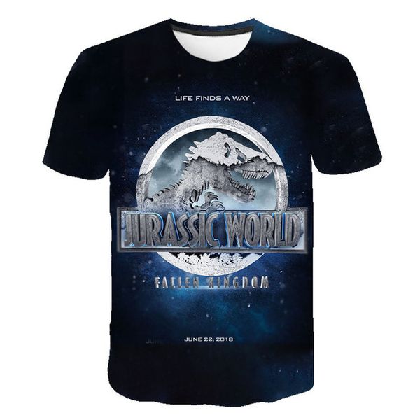 

new jurassic park jurassic world boy girl cool 3d print shirts funny oversized plus size men clothing