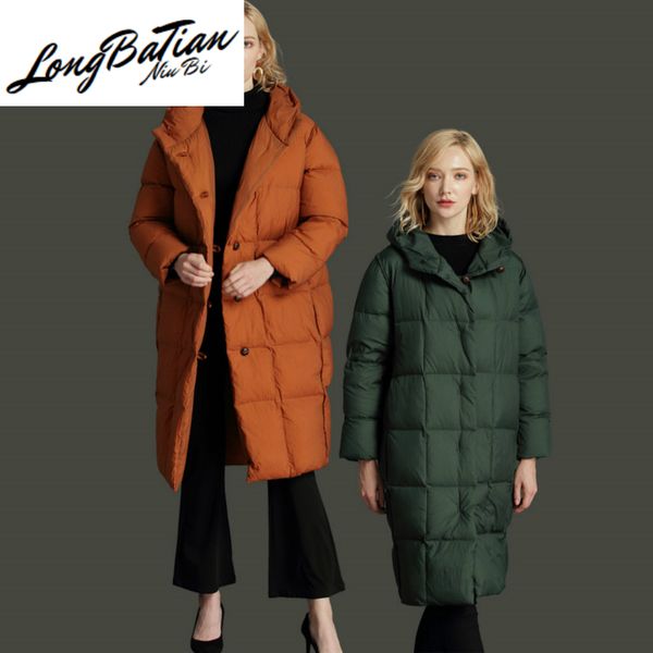 

jacket plus size winter women's down jackets women coat female coats womens long thicke clothes kobieta kurtka lw, Black