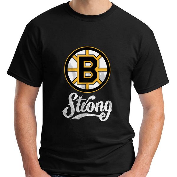

new boston b strong marathon tribute hockey bruins black t-shirt size s-5xl