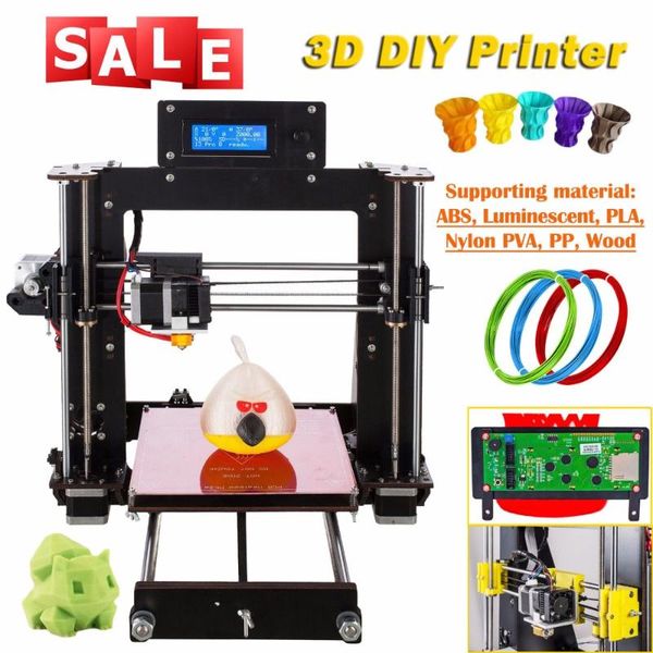 

ctc stampante 3d reprap prusa i3 diy черный цвет древесины рамки питания отказ возобновить печать высокая точность 3d-принтер
