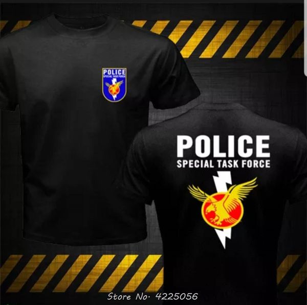 

new police special task force men t shirts fashion man short sleeve t-shirt summer cotton tshirt tees streetwear hip hop
