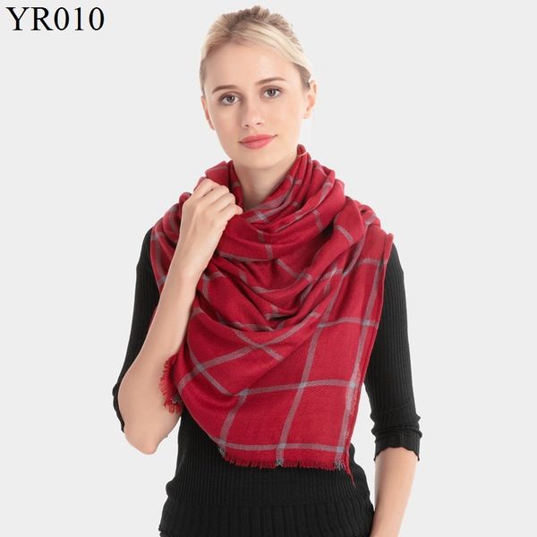 

scarves winter 2021 thickening warm scarf female amazon cross-border grid imitation cashmere shawls sell like cakes, Blue;gray