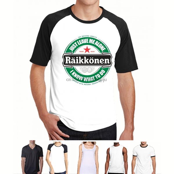 

men t shirt kimi raikkonen leave me alone circular logo (i know what to do) fashion t-shirt novelty tshirt women