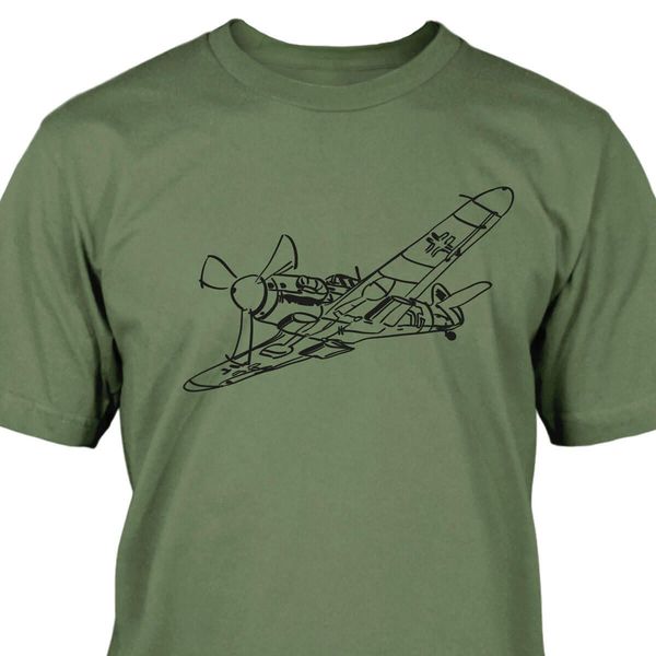 

новая мода messerschmitt bf-109 t-shirt tee рубашки