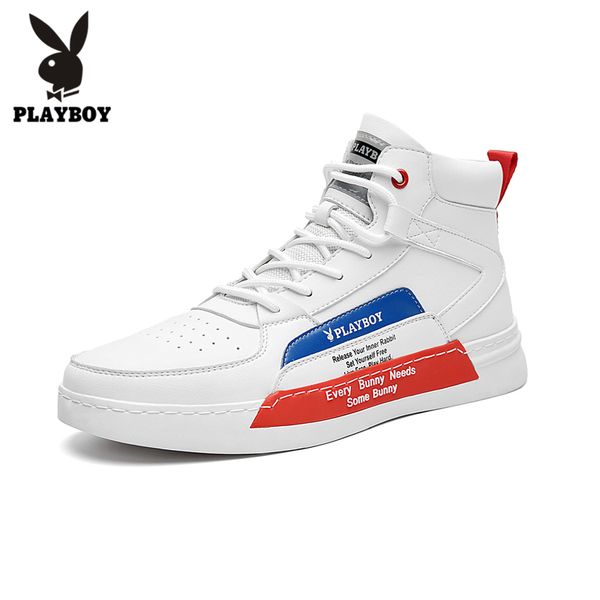 

playboy new winter men's boots male waterproof ankle boots autumn man fashion casual shoes lace up plus size 39-45, Black