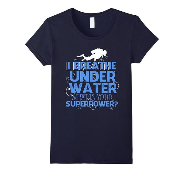 

summer cool funny i breathe under water whats- scuba diver t-shirts summer tee shirt