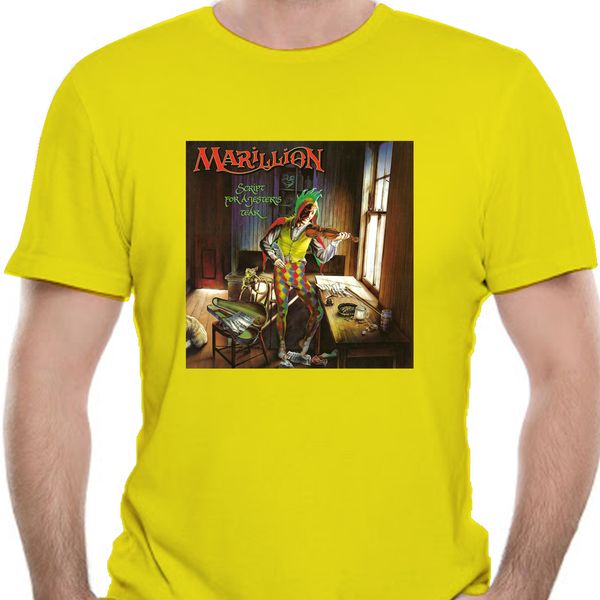 

marillion script for a jester's tear black t shirt progressive rock fish 033276 0738e
