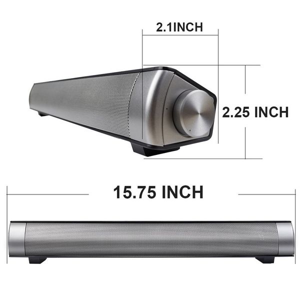 

wireless and bluetooth speaker tv soundbar stereo sound home theater sound bar tf usb for tv pc