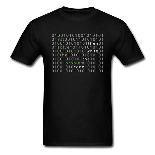 

wordcloud сначала решить хакер проблема код tshirts программы problemmer it компьютер камиза tops тис мужчины смешной o-образным вырезом