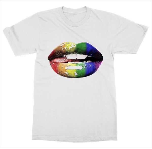 

fashion selling pride kiss t-shirt parade gay lesbian bi pan trans queer lgbtq gender love lipsdesign your own t shirt