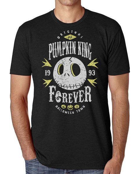

pumpkin king forever halloween t-shirt men's comedy costume t-shirts