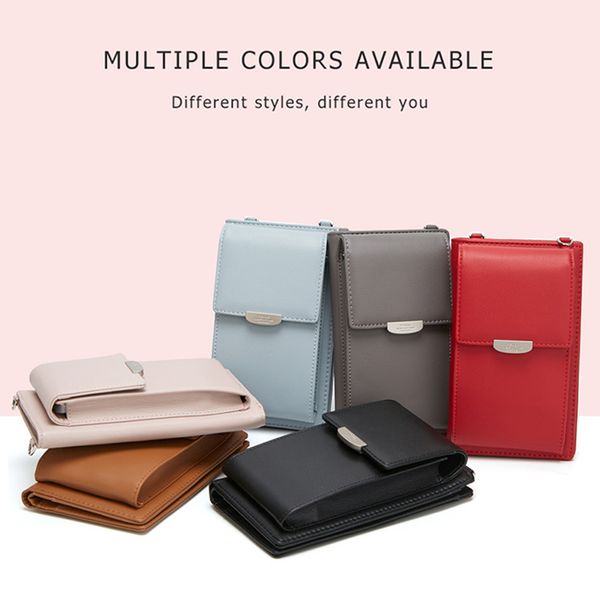 

горячий продавая женщин плеча crossbody сумка многофункциональный pu большой емкости для мобильного телефона карт -b5