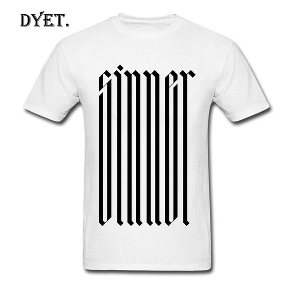 

t shirt sinner lovers day 2018 fashion leisure short sleeve 100% cotton o-neck t-shirt leisure clothing shirt
