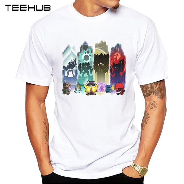 

new arrivals 2019 teehub cool men's fashion cartoon four seasons design t-shirt short sleeve o-neck hipster tee
