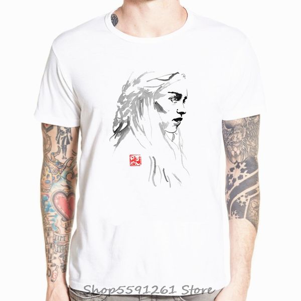 

game of thrones t shirt for men movie house daenerys targaryen t-shirt short sleeves plus size casual tshirt men