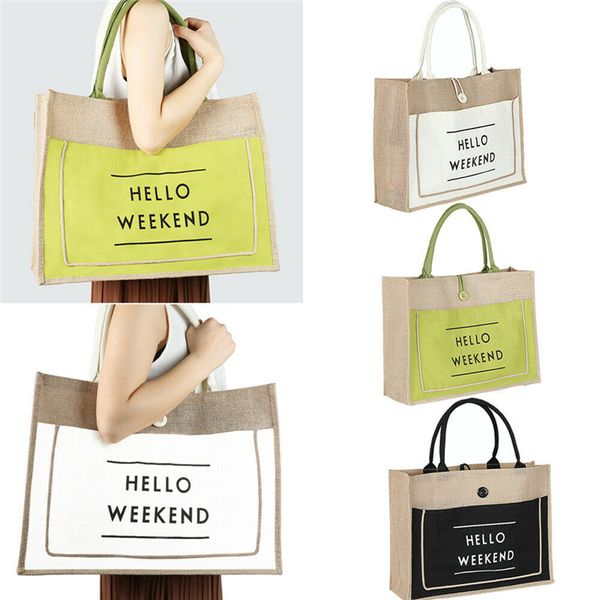 

new fashion large shopping shoulder bags women handbag beach bag tote size s-l