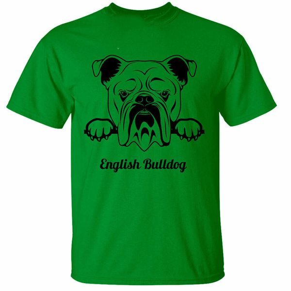 

английский бульдог t-shirt mens dog lover подарков present высокого качества tee shirt