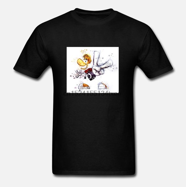 

rayman футболка мужская хлопковая майка узел n143 pc игры tshirt top quality