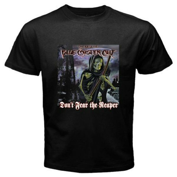 

new blue oyster cult boc the of rock legend mens black t-shirt size s-3xl