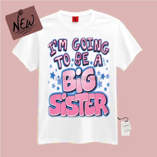 

im going to be a big sister shirt kids children t shirt announcement idea gift cool casual pride t shirt men new fashion