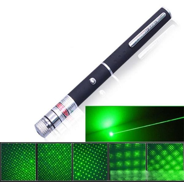 

5in1 star cap pattern green laser pointers 532nm 5mw star head laser pointer pen kaleidoscope 5mw laser burning pen led lasers light