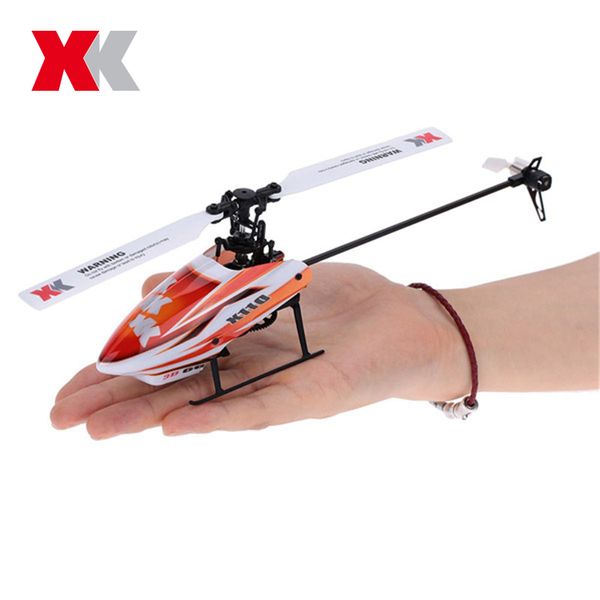 

xk k110 blast 6ch 1106 11000kv brushless motor 3d6g system mini rc helicopter aircraft bnf for kids boys outdoor model toys