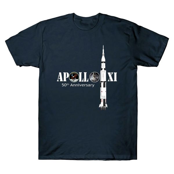 

apollo 11 50th anniversary moon landing science lover new 2019 fashion short sleeve brand concert t shirts