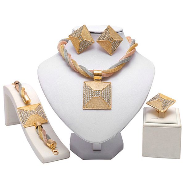 

zuodi nigerian wedding woman accessories jewelry set wholesale italian bridal jewelry set dubai gold colorful brand, Silver