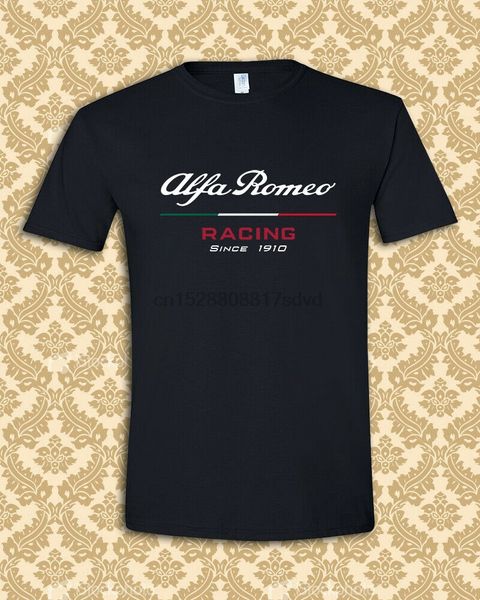 

alfa romio racing sauber team c38 sport racing car black t-shirt 2020 tees