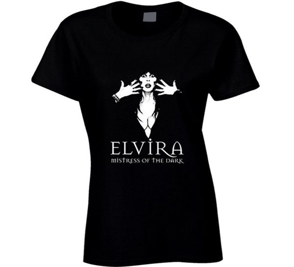 

elvira in the dark halloween ladies t shirt harajuku hip hop tee shirt