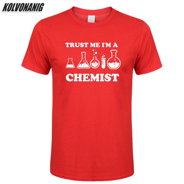 

summer 2019 trust me i'm a chemist funny t shirt men print cotton short sleeve chemistry streetwear men's t-shirt hip hop tees