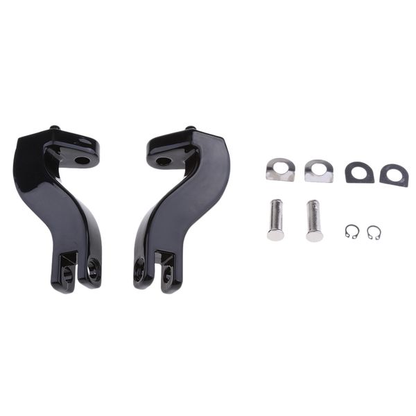 

extended passenger foot pegs for harley touring road king street glide 93-16