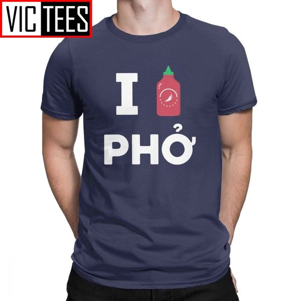 

men's t-shirts i love sriracha pho 100 premium cotton tees soup noodles food love viet punny noodle t shirts adult