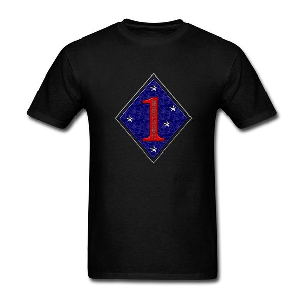 

brand t-shirt men 2019 fashion round neck yyshirt men's 1st marine division short sleeve t-shirtsummer t-shirt